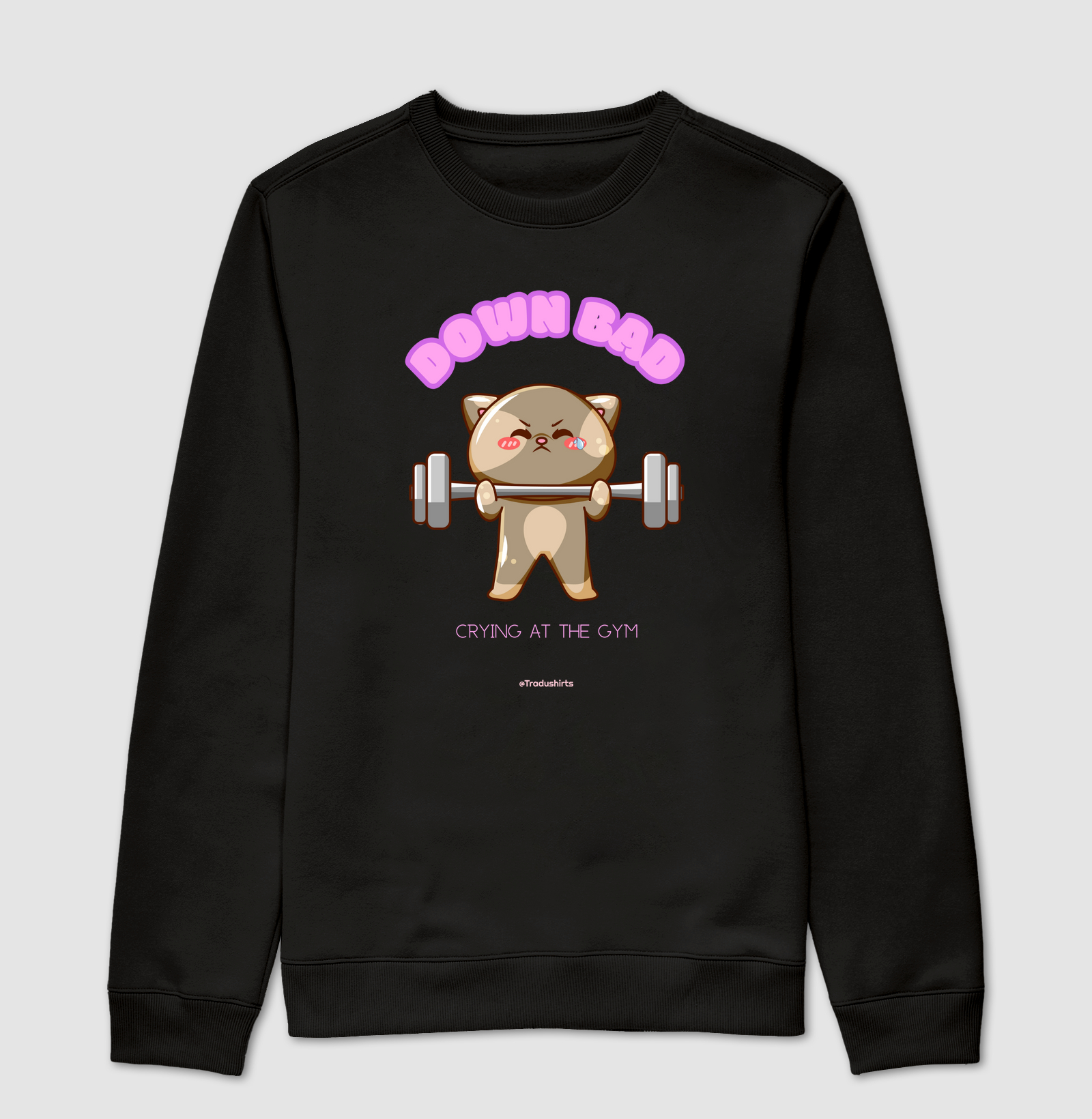 Chorando na academia