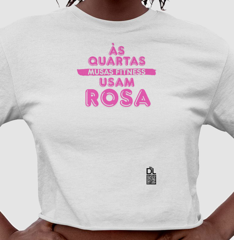 Às Quartas Musas Fitness Usam Rosa
