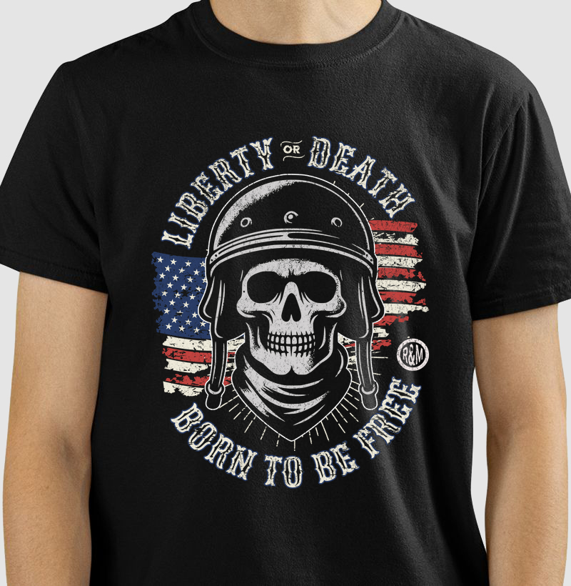 American Biker Skull