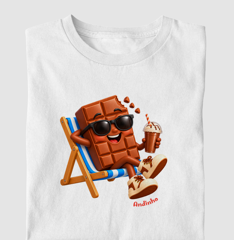 Andinho Praiano - Camiseta Infantil
