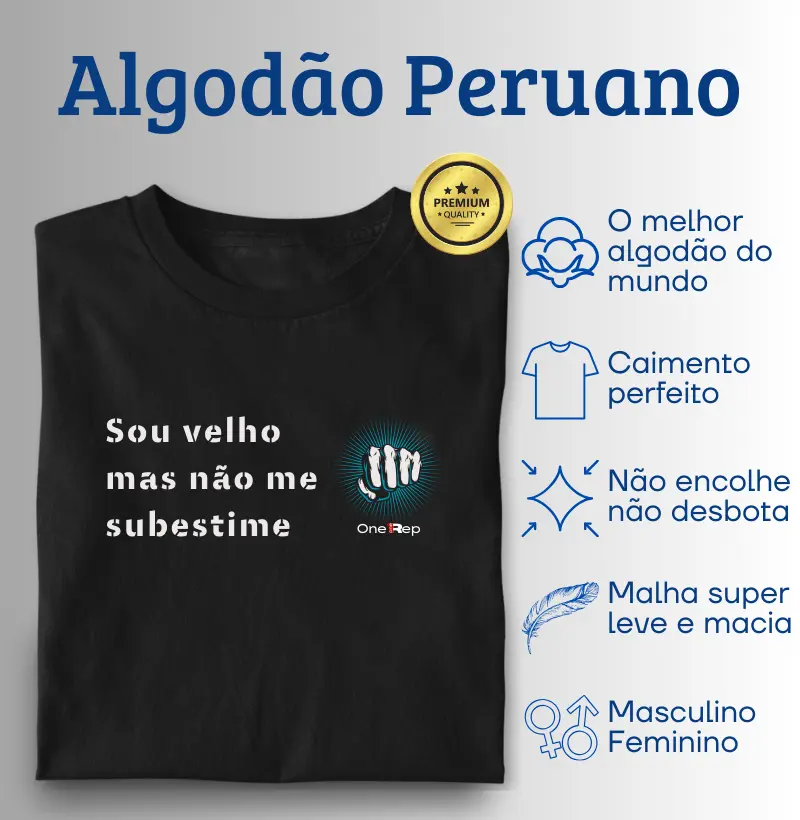 Sou velho mas não me subestime