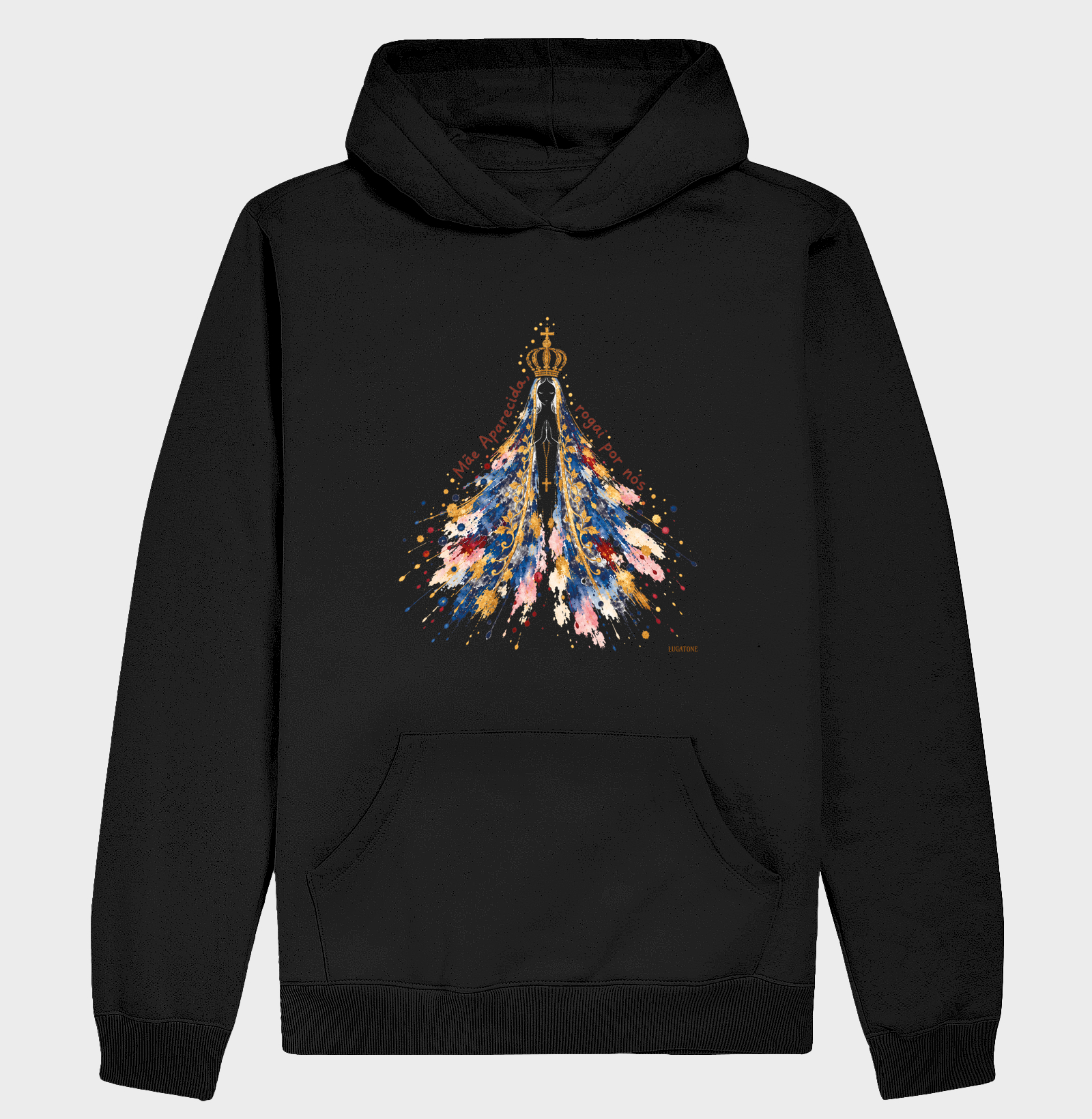 Mãe Aparecida Colorida - Hoodie Moletom