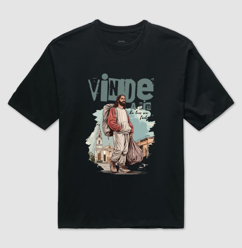 CAMISETA OVERSIZED "VINDE!
