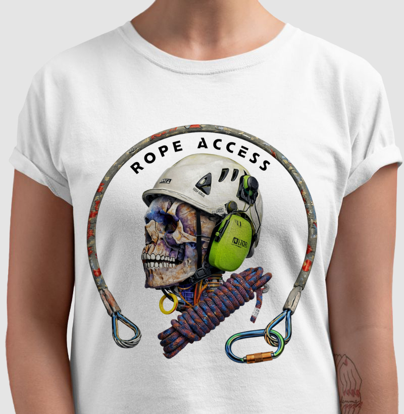 Rope Access Skull Symbol - Camiseta