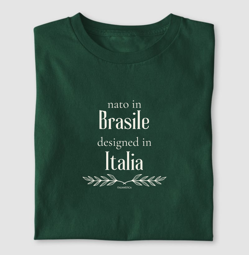 Nascido no Brasil, com design italiano
