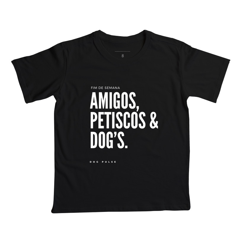 Camiseta Infantil Dog Pulse Pawsitivity Collection FDS – Weekend Vibes