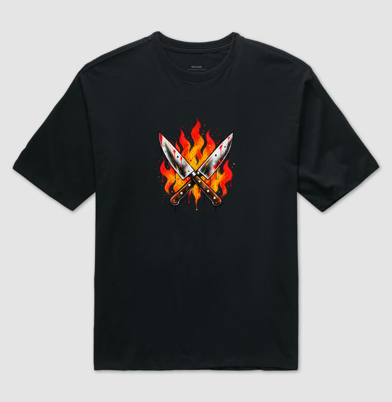 Faga e Fogo - Camiseta Oversized