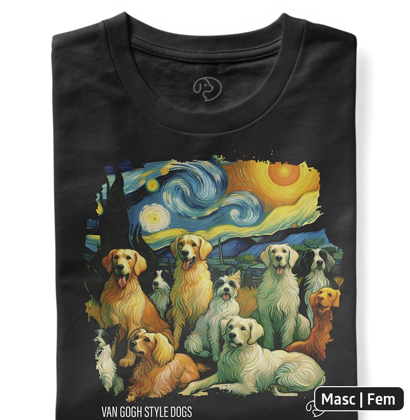 AUrte - Van Gogh Style Dogs