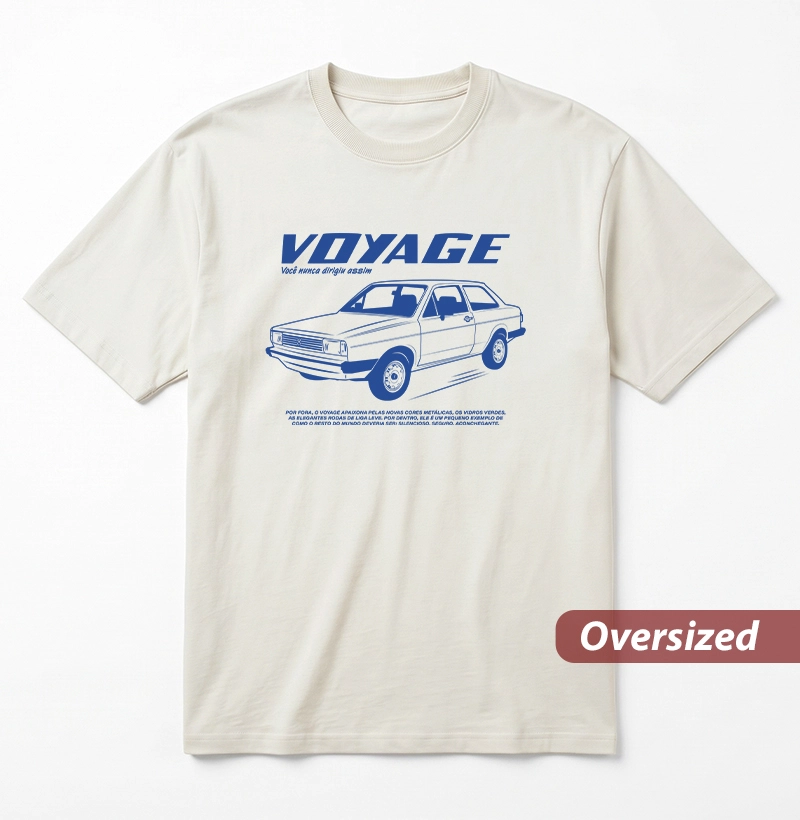 Voyage | Você nunca dirigiu assim - Camiseta Oversized