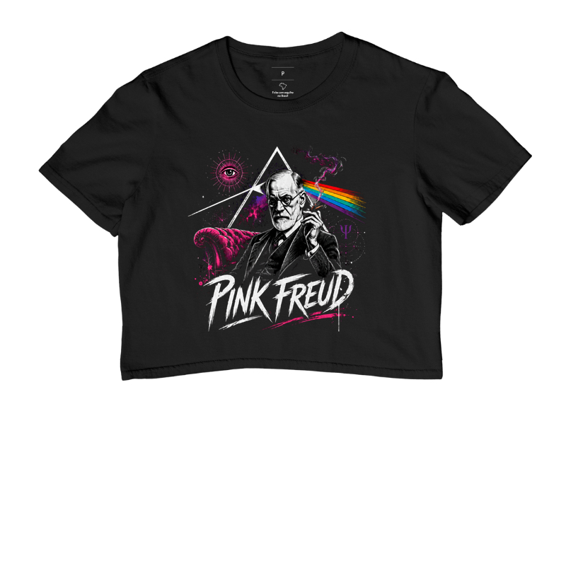 Camiseta de Filosofia Pink Freud - Rock e Filosofia