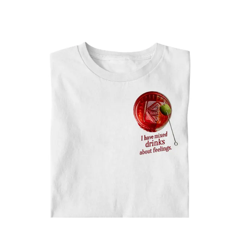 Camiseta Drink & Feeling - por Hideout