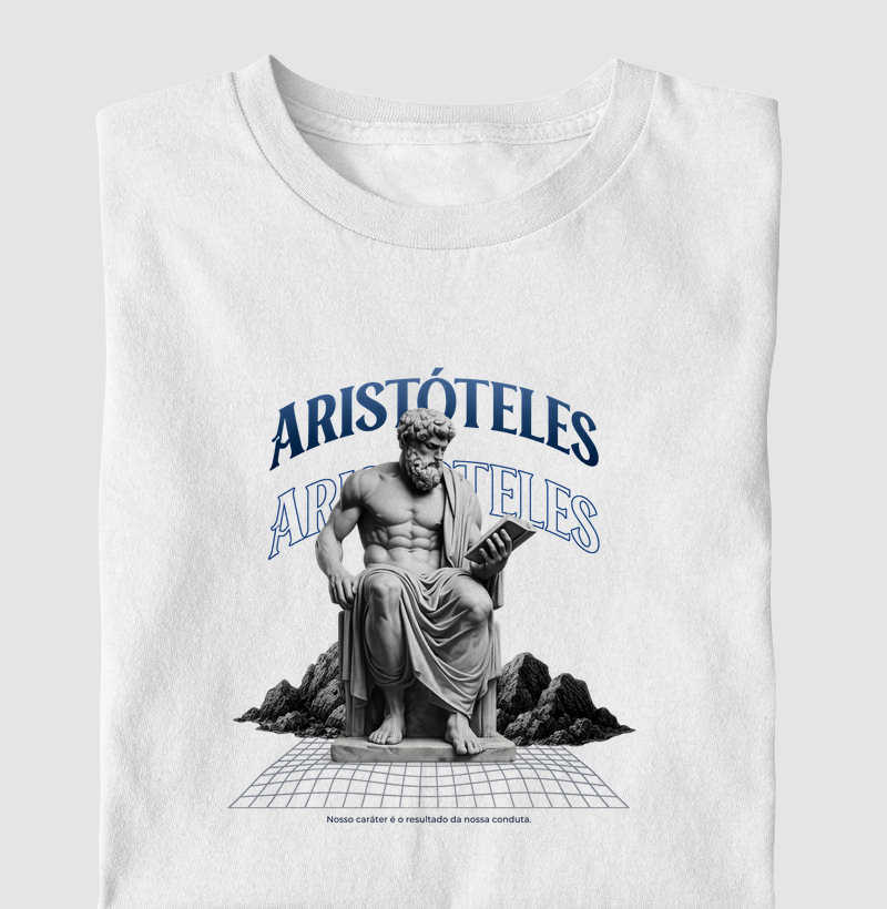 Camiseta Infantil Masculina: Aristóteles