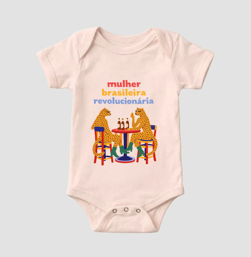mulher brasileira revolucionária - Body Infantil