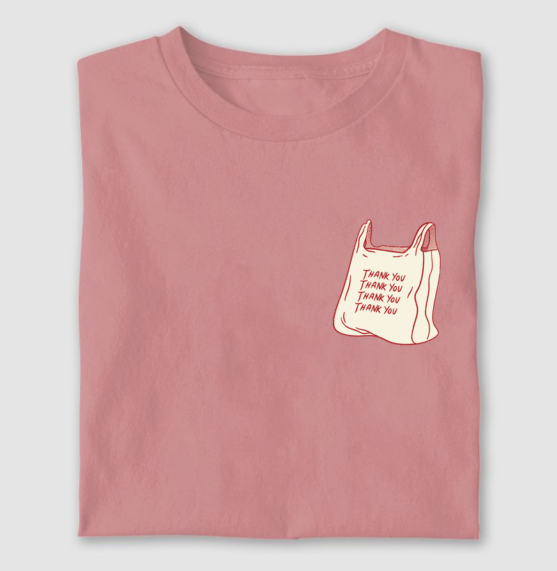 Camiseta Mini Bag Thank You Red