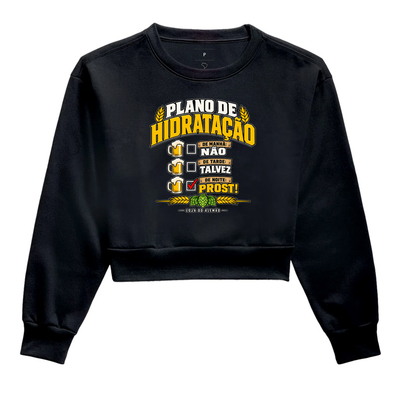 Plano de Hidratação — Prost - Cropped Moletom