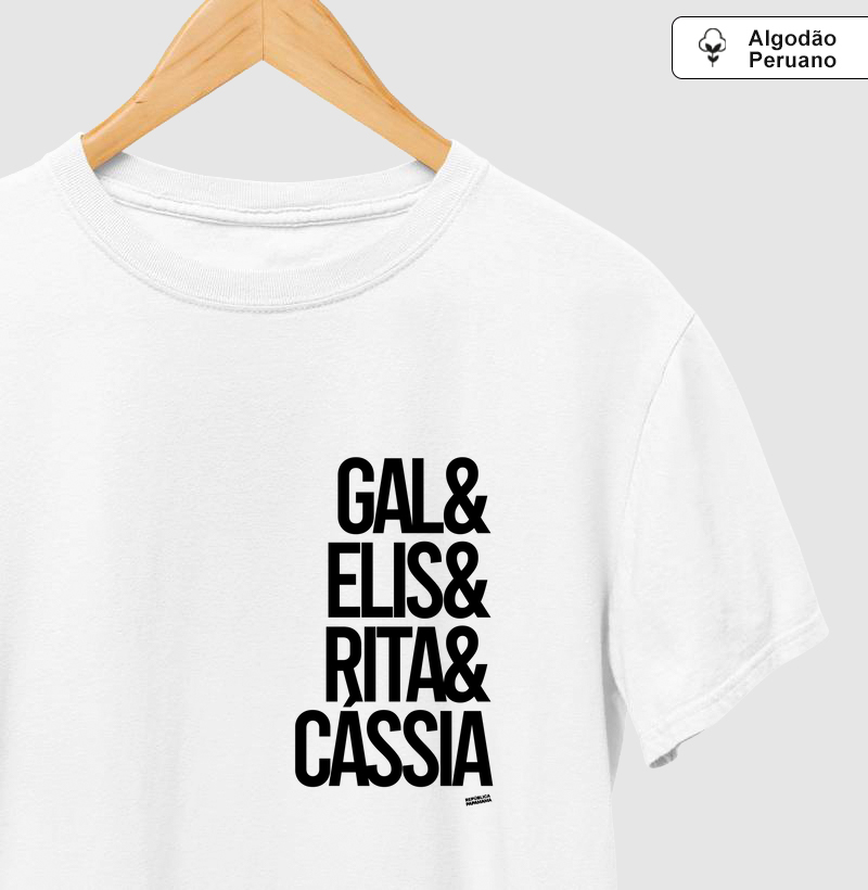Gal & Elis & Rita & Cássia (Algod. Peruano Premium)
