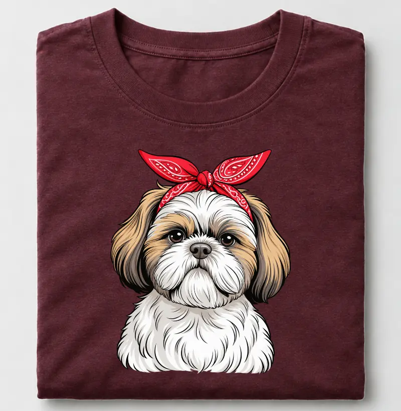 Shih Tzu lady - Camiseta