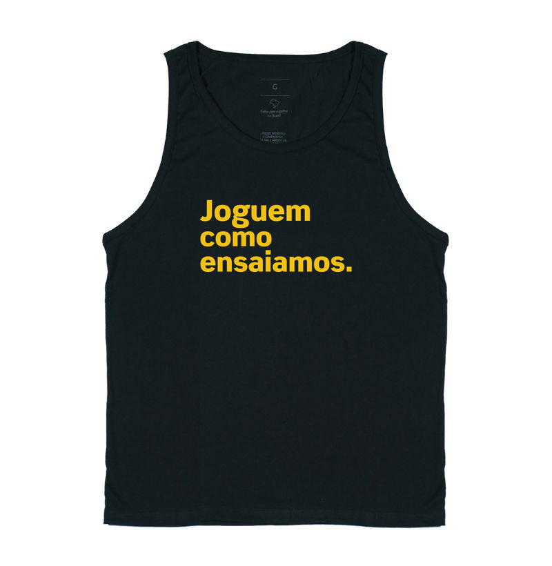 Joguem como ensaiamos.