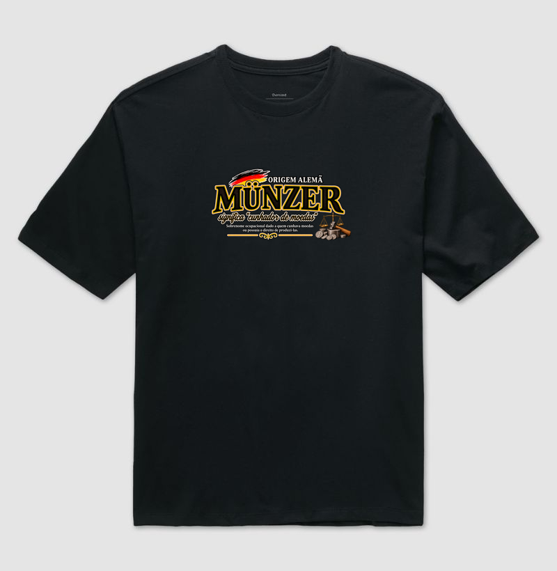 Münzer  - Camiseta Oversized