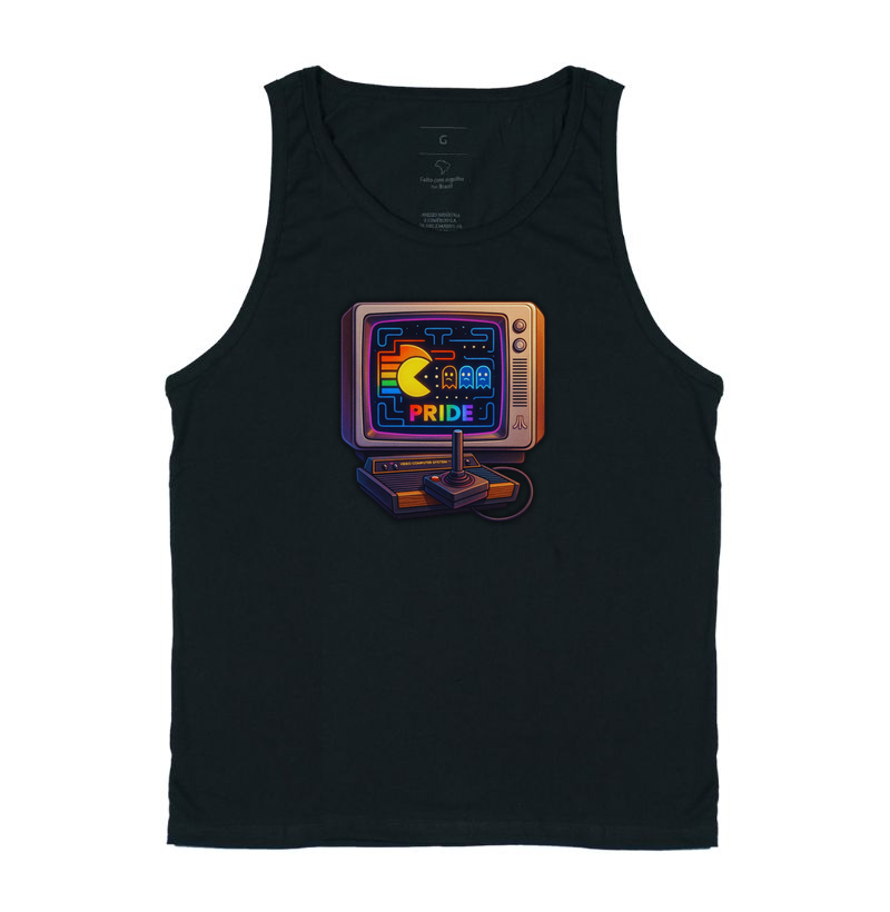 Camiseta Atari Pride: Game Over Pro Preconceito | Coleção Ô Bicha