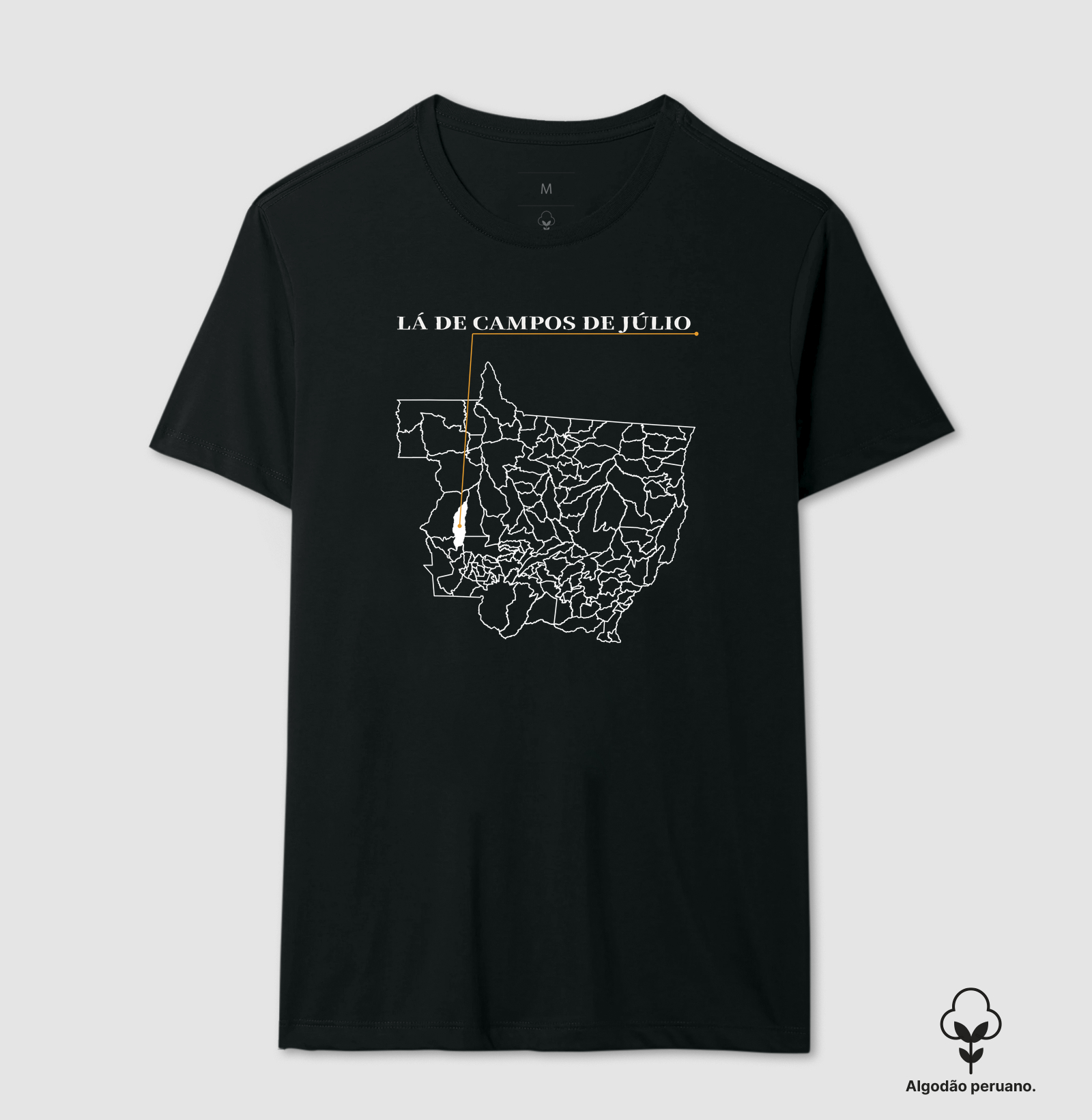 Campos de Júlio | Origem MT - Camiseta Algodão Peruano