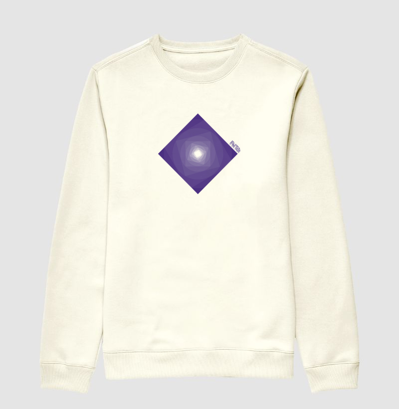 MOLETOM SUÉTER SLIM "INFINITA FANTASIA" / ROXO MINIMAL