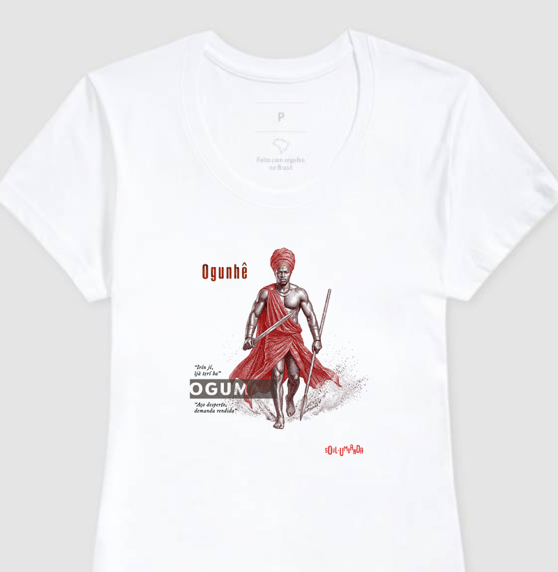 camiseta OGUM iorubá feminina