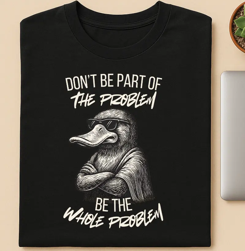 Don’t be part of the problem, be the whole problem