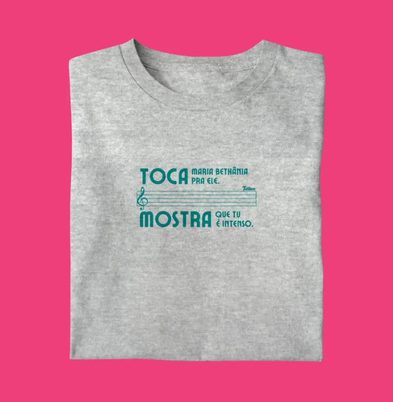 Camiseta "tu é intenso" (para ele)