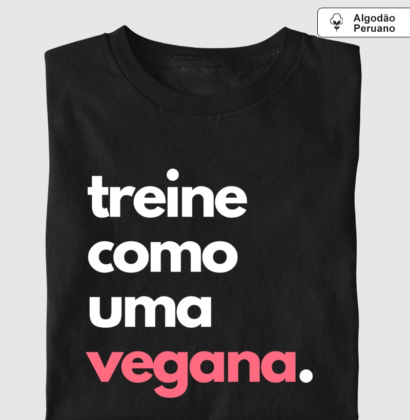 treine como uma vegana
