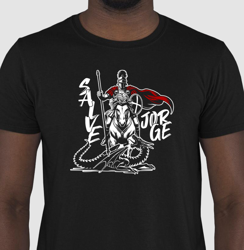 Camiseta umbanda Ogum Salve Jorge