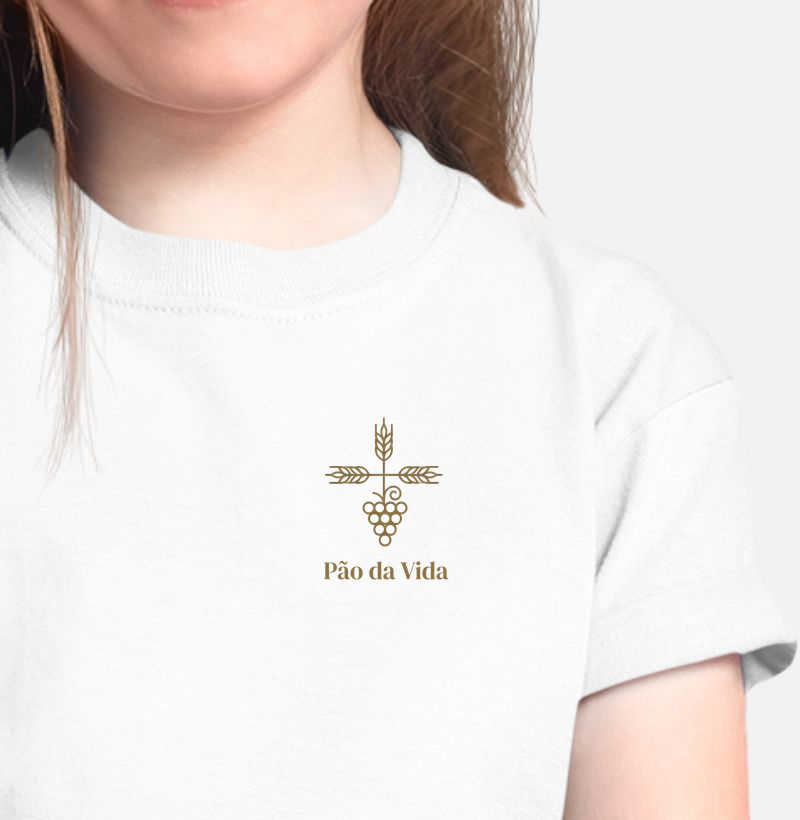 Camiseta Infantil Pão da Vida