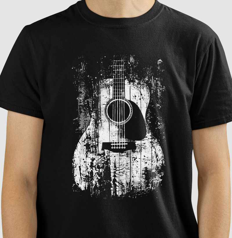 Camiseta Vintage Violão