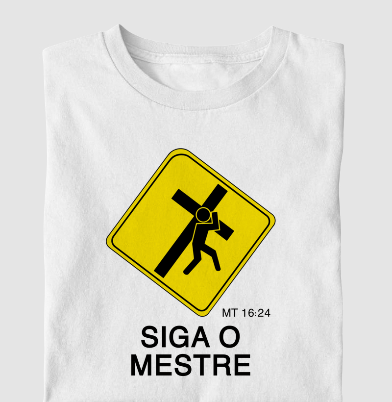 Camiseta Masculina Siga o Mestre - Camiseta