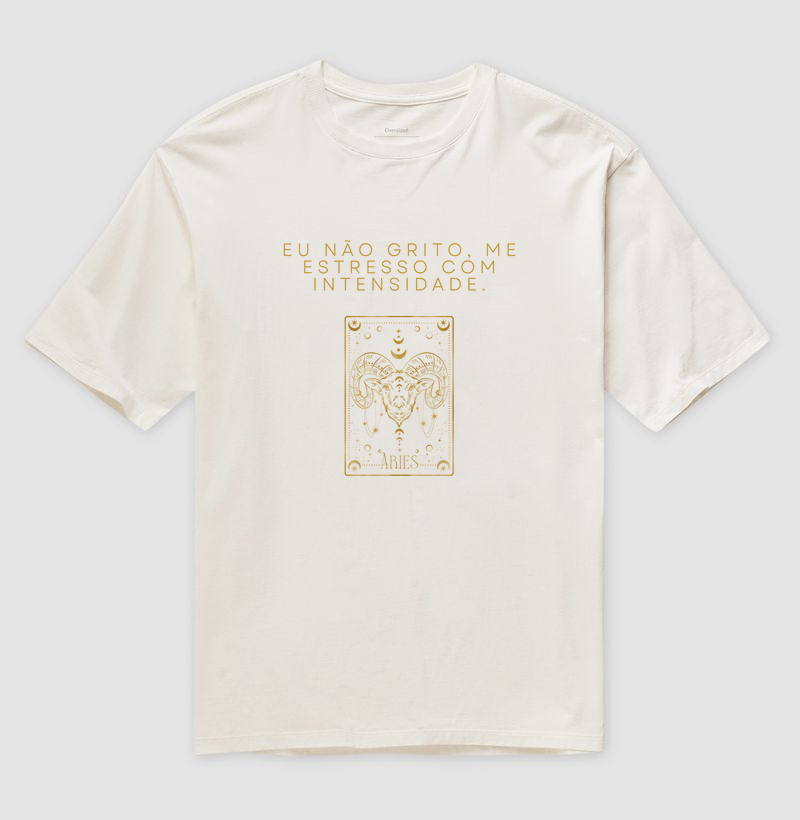Camiseta Oversized Aries Card
