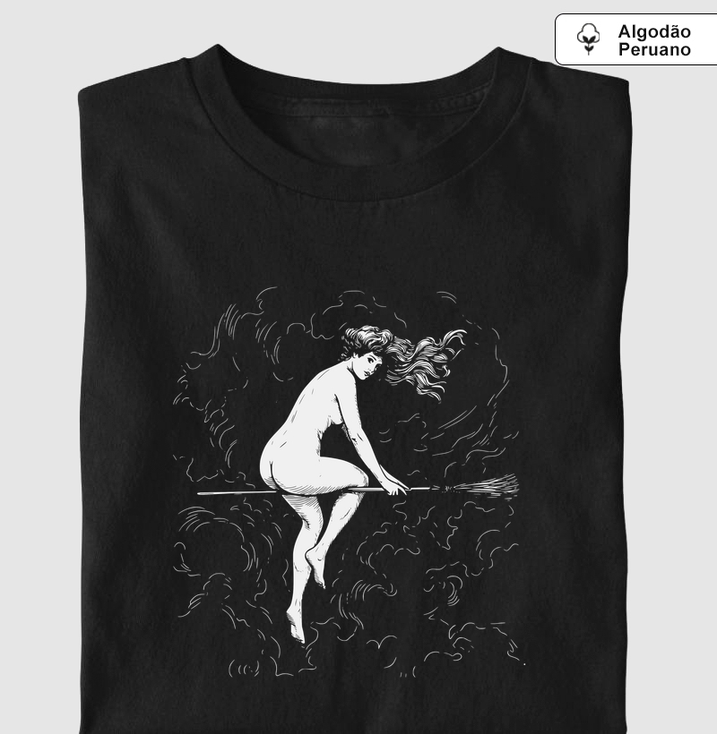 Bruxa dos Ventos - Camiseta Algodão Peruano