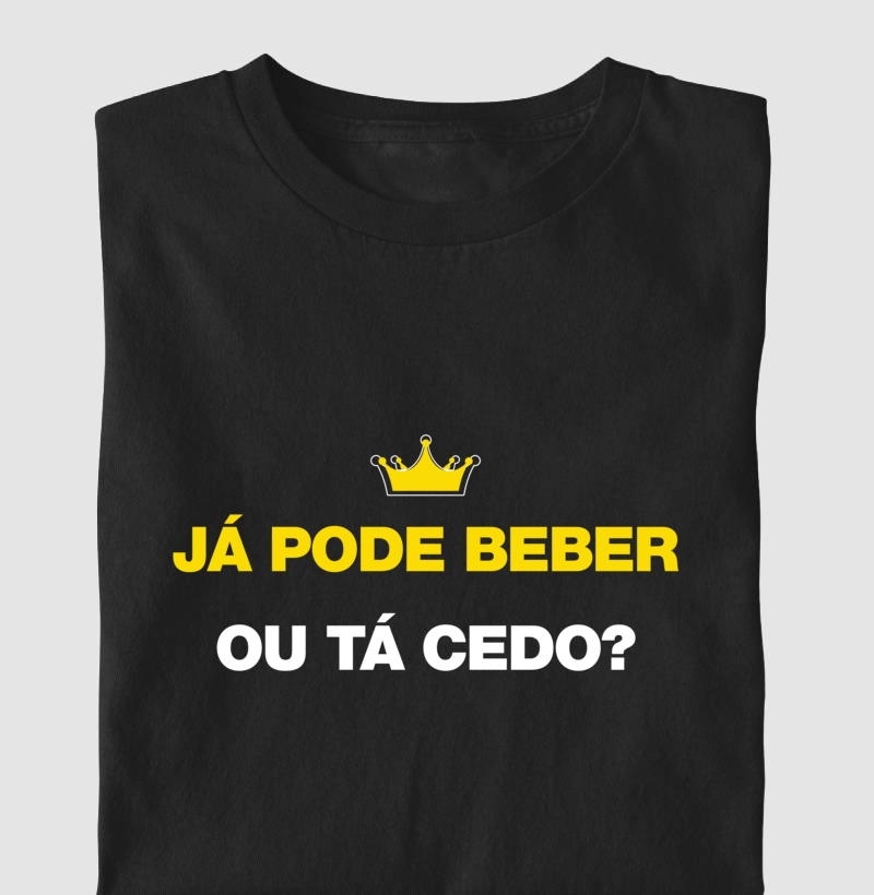 Já pode beber ou tá cedo?