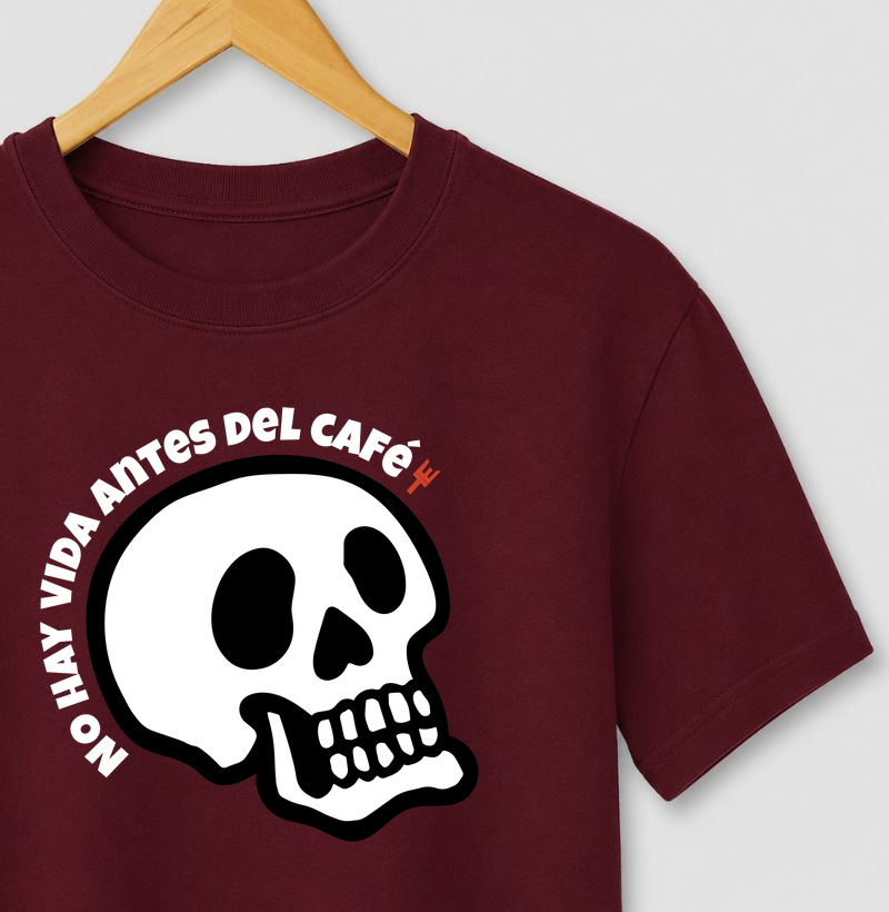 Camiseta No Hay Vida Antes del Café