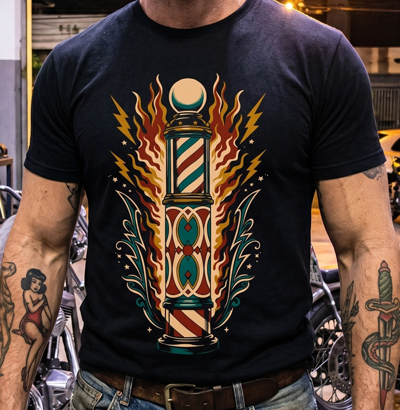 Barber Flame – Estilo que Acende a Tradiçã