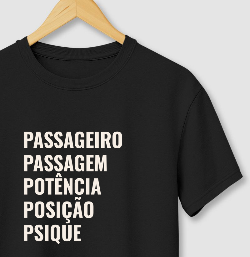 Passageiro • Passagem • Potência • Posição • Psique