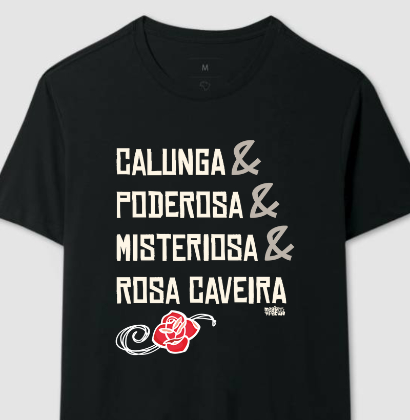 & Rosa Caveira Black Maria Patuá