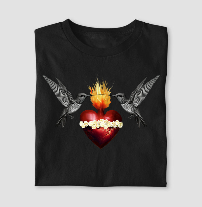 Amor Alado em chamas