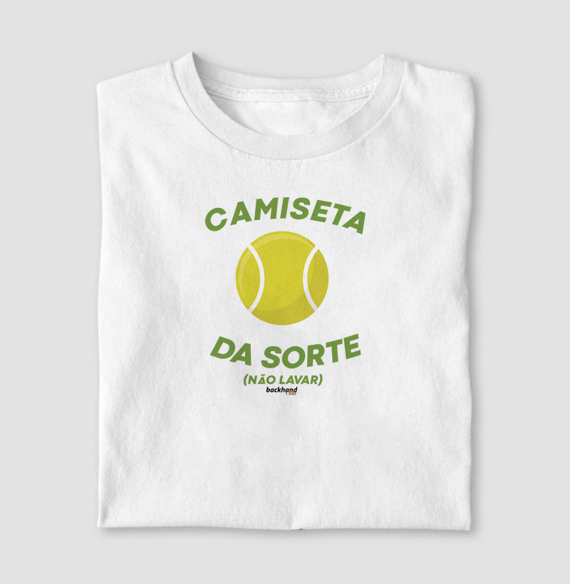 Camiseta da sorte 