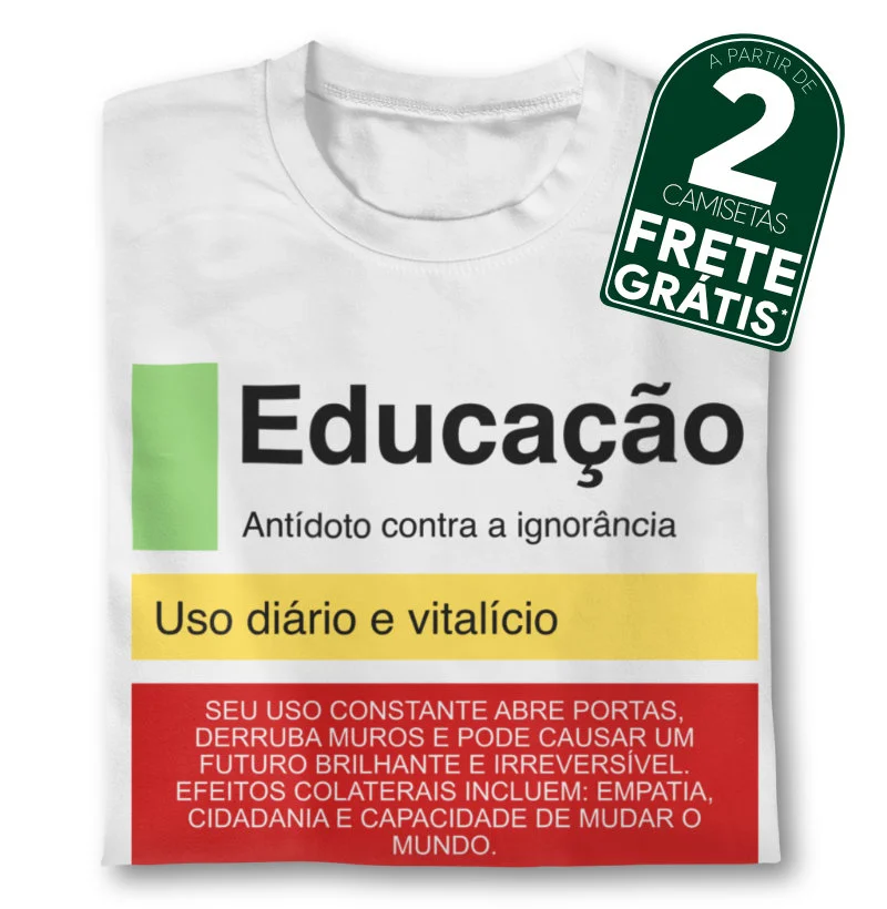 Educação é o melhor remédio