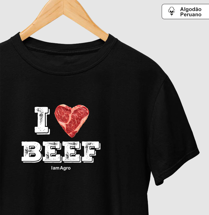 Camiseta I Love Beef 