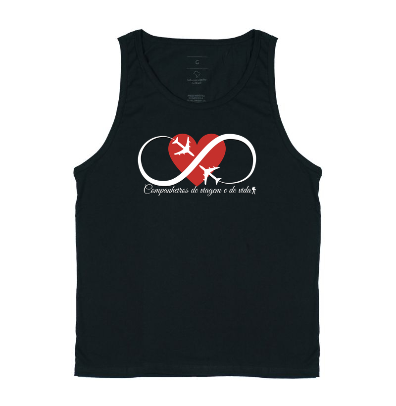 Camiseta Viagem em Casal Infinito Love Trip | Excursionista