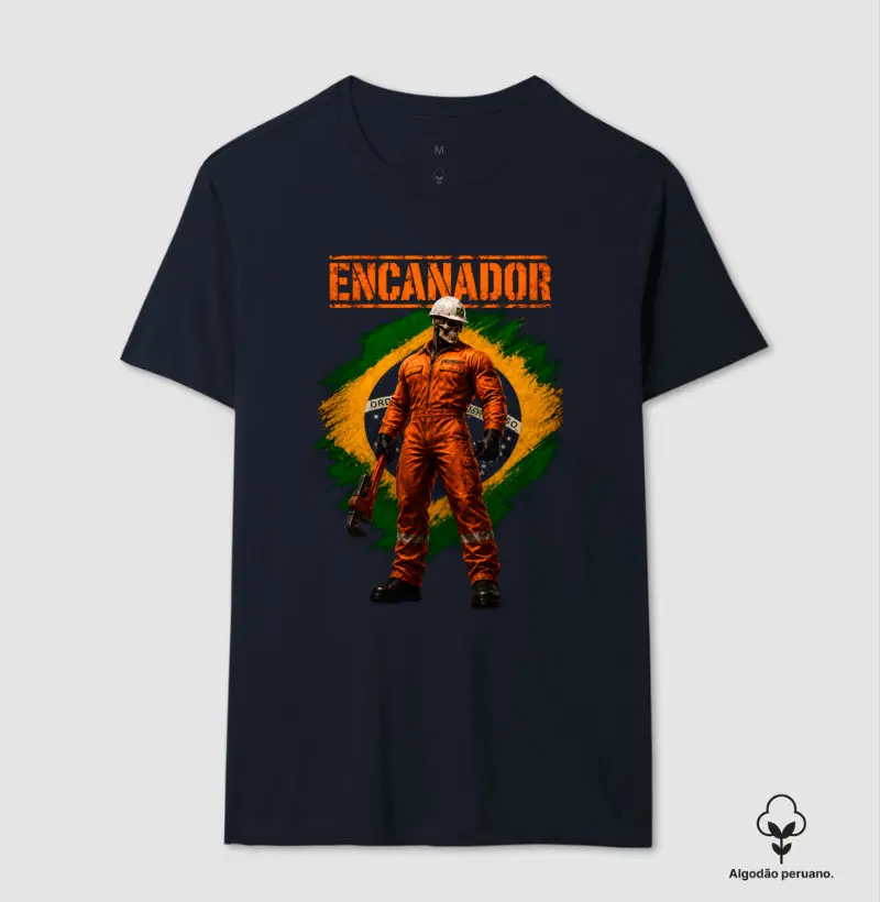 Encanador SKULL  - Camiseta Algodão Peruano