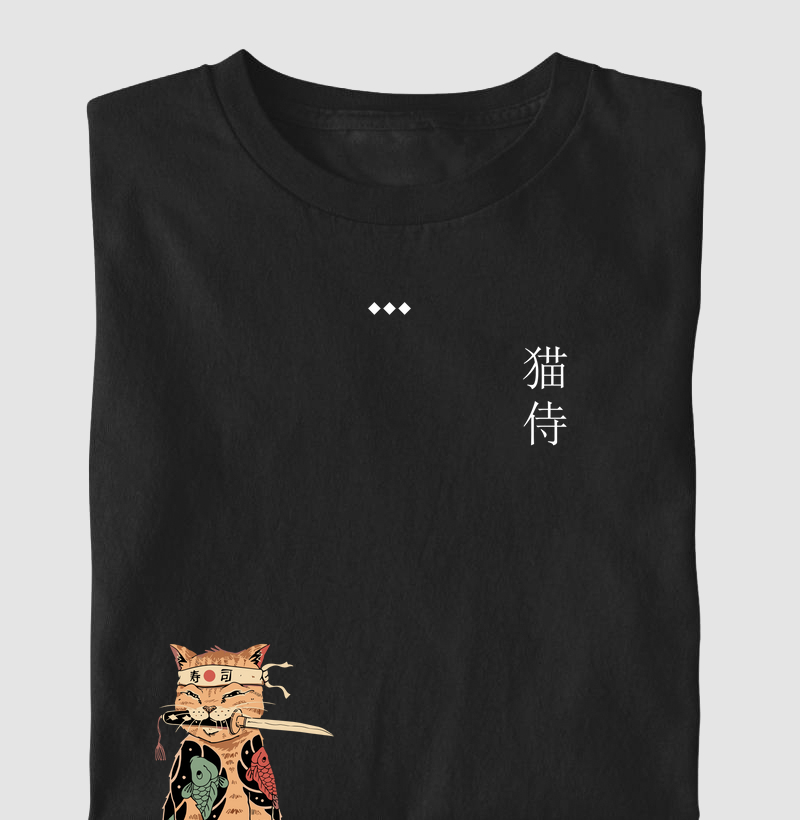 Camiseta Neko Samurai