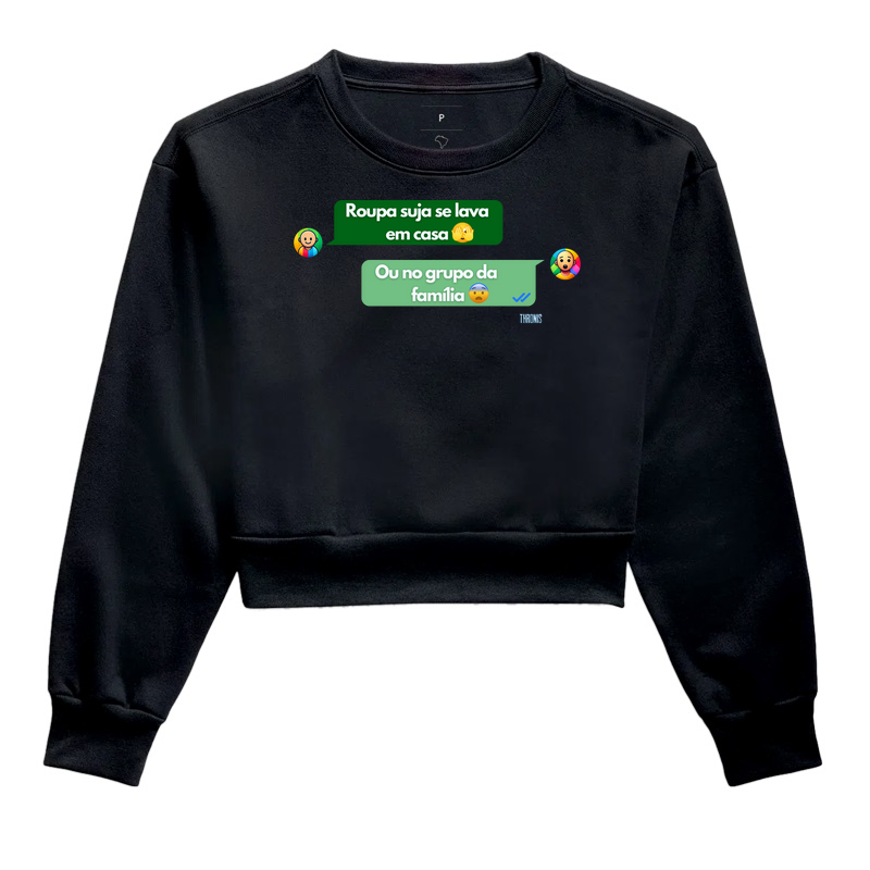🏠📲 ROUPA SUJA SE LAVA EM CASA… OU NO GRUPO DA FAMÍLIA!