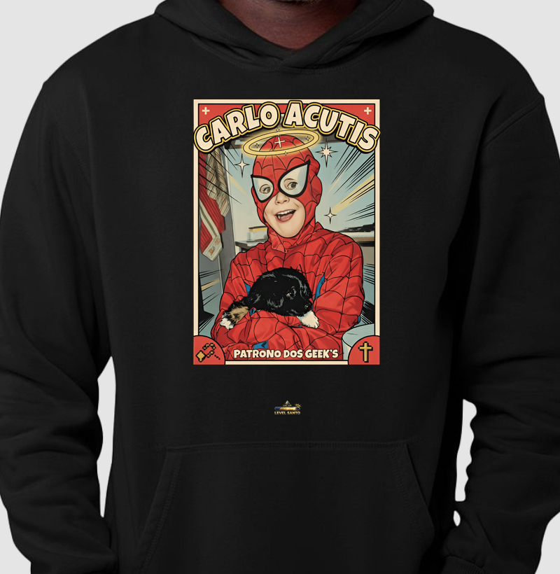 São Carlo Acutis - Homem Aranha - Patrono dos Geeks